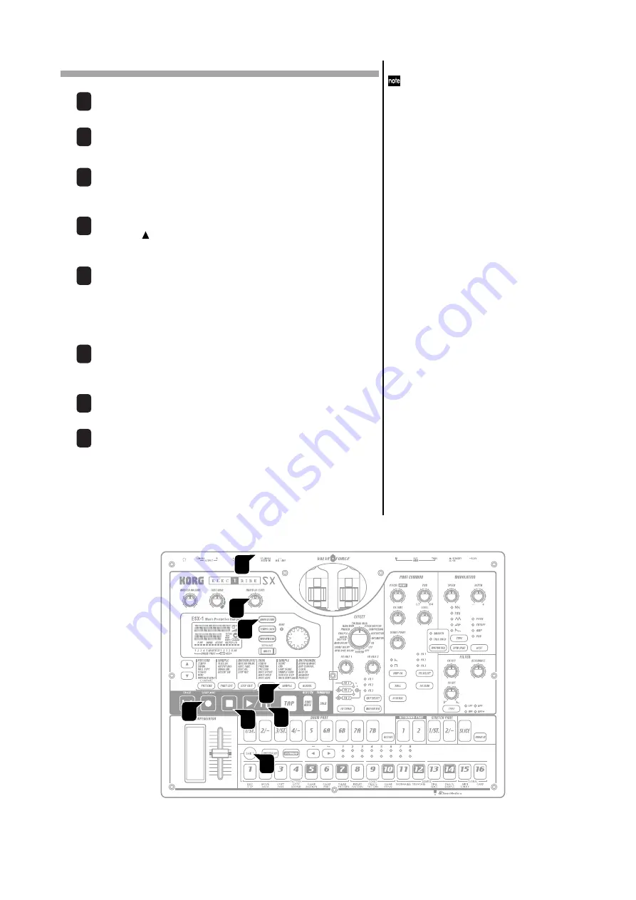 Korg Electribe ESX-1 Quick Start Tutorial Download Page 6