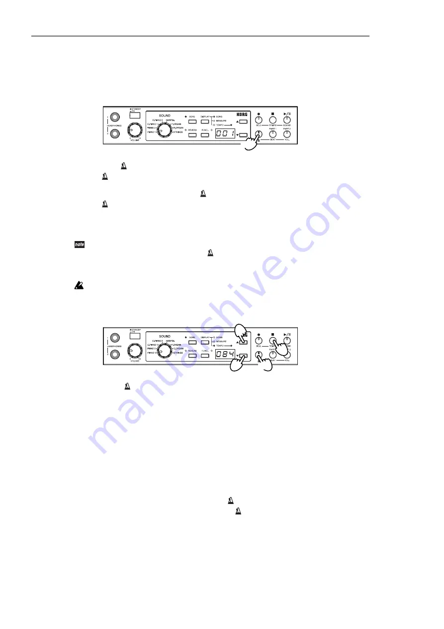 Korg HT-70 Owner'S Manual Download Page 12