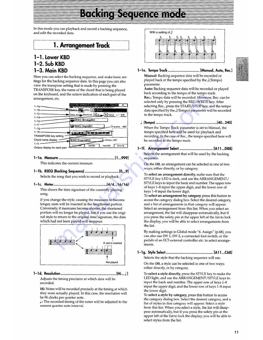 Korg i30 Player'S Manual Download Page 81