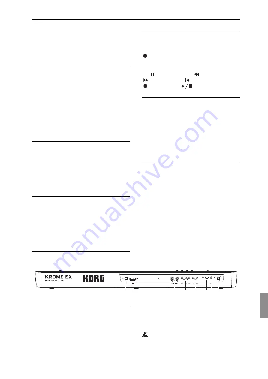 Korg Krome EX Quick Start Manual Download Page 129