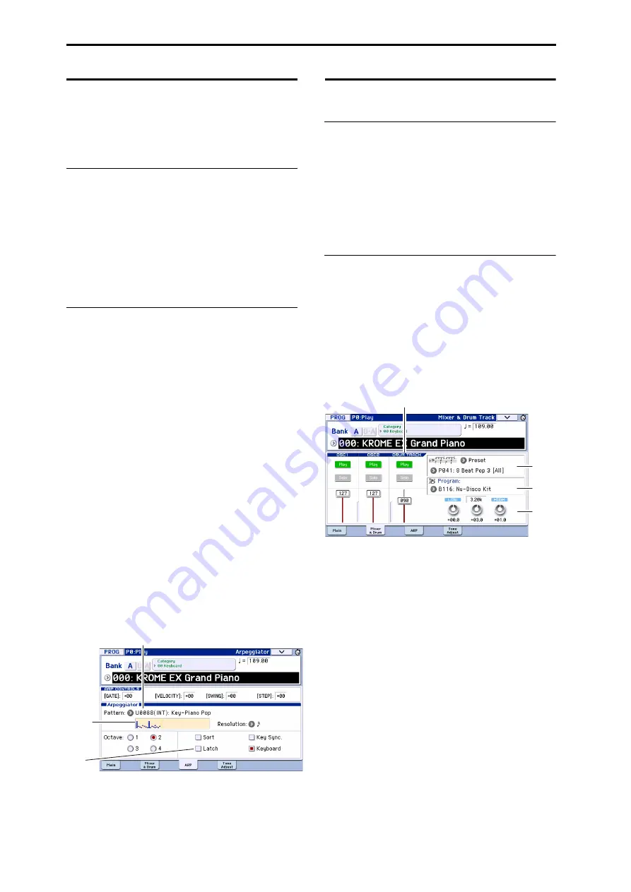 Korg Krome EX Quick Start Manual Download Page 136