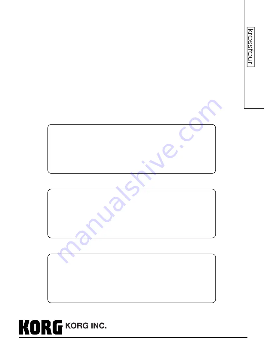 Korg Krossfour KF4 Скачать руководство пользователя страница 33