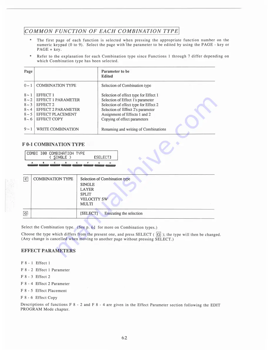 Korg M1R Owner'S Manual Download Page 63