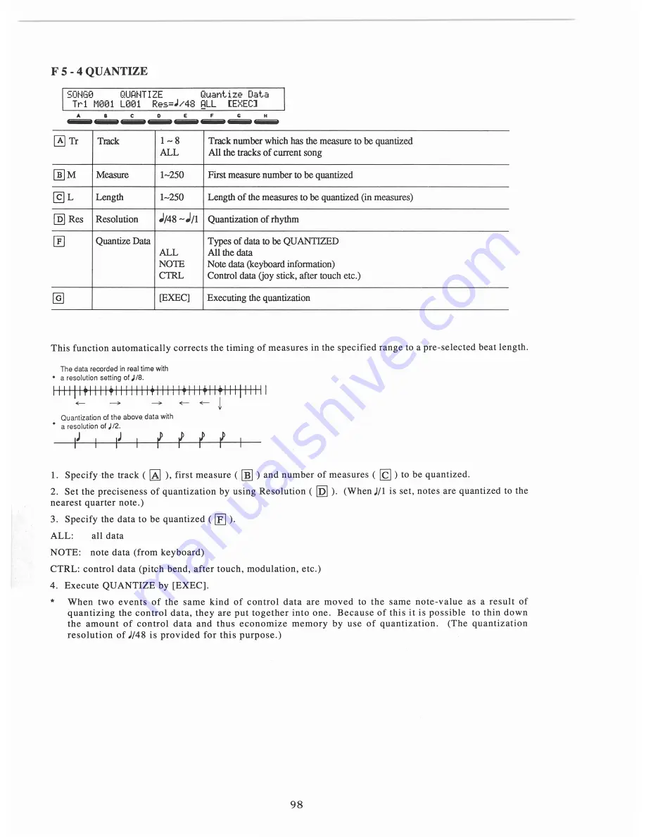 Korg M1R Owner'S Manual Download Page 99