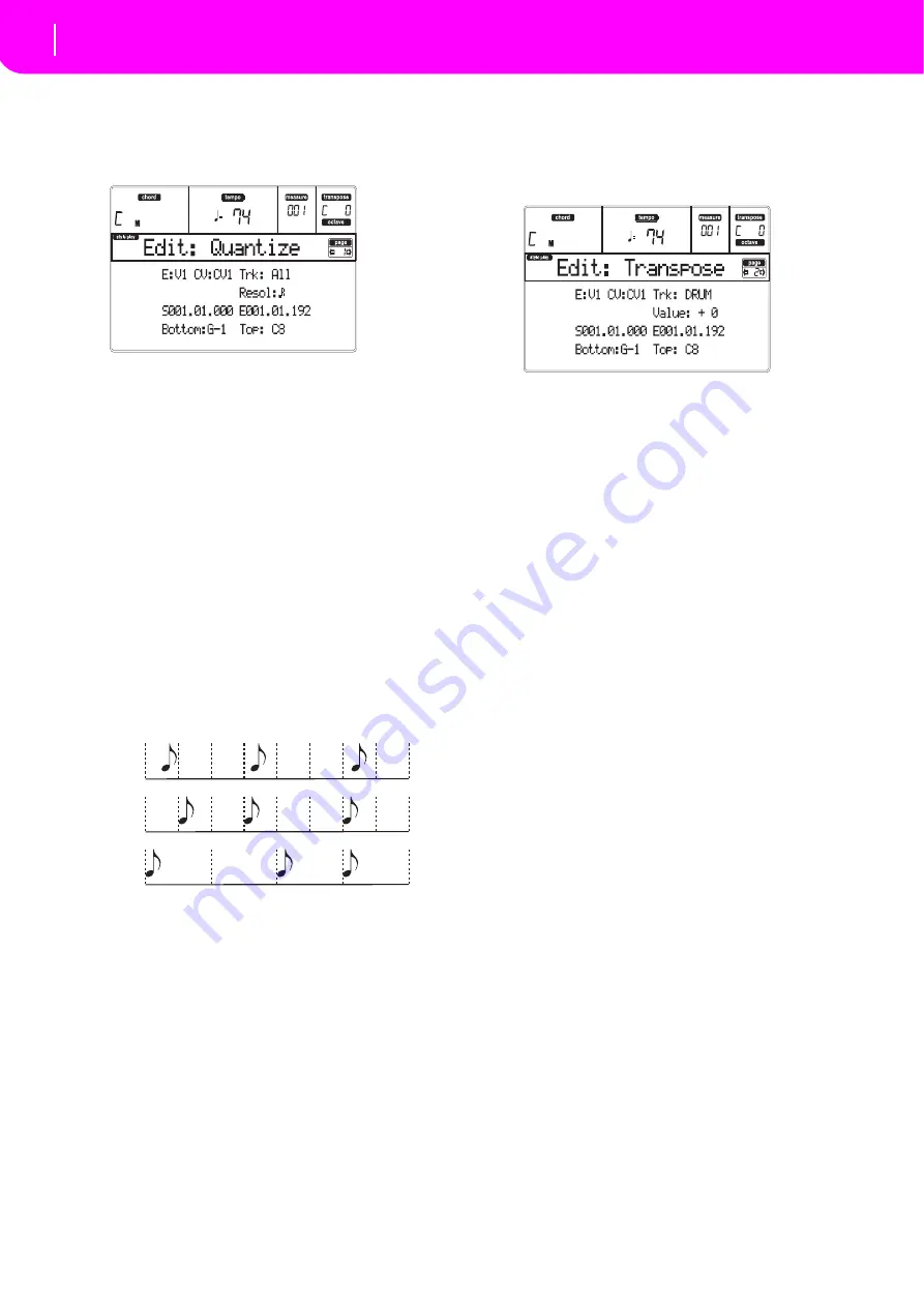 Korg microARRANGER Owner'S Manual Download Page 64