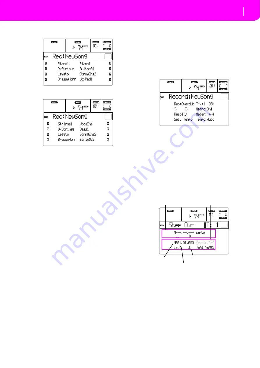 Korg microARRANGER Owner'S Manual Download Page 93