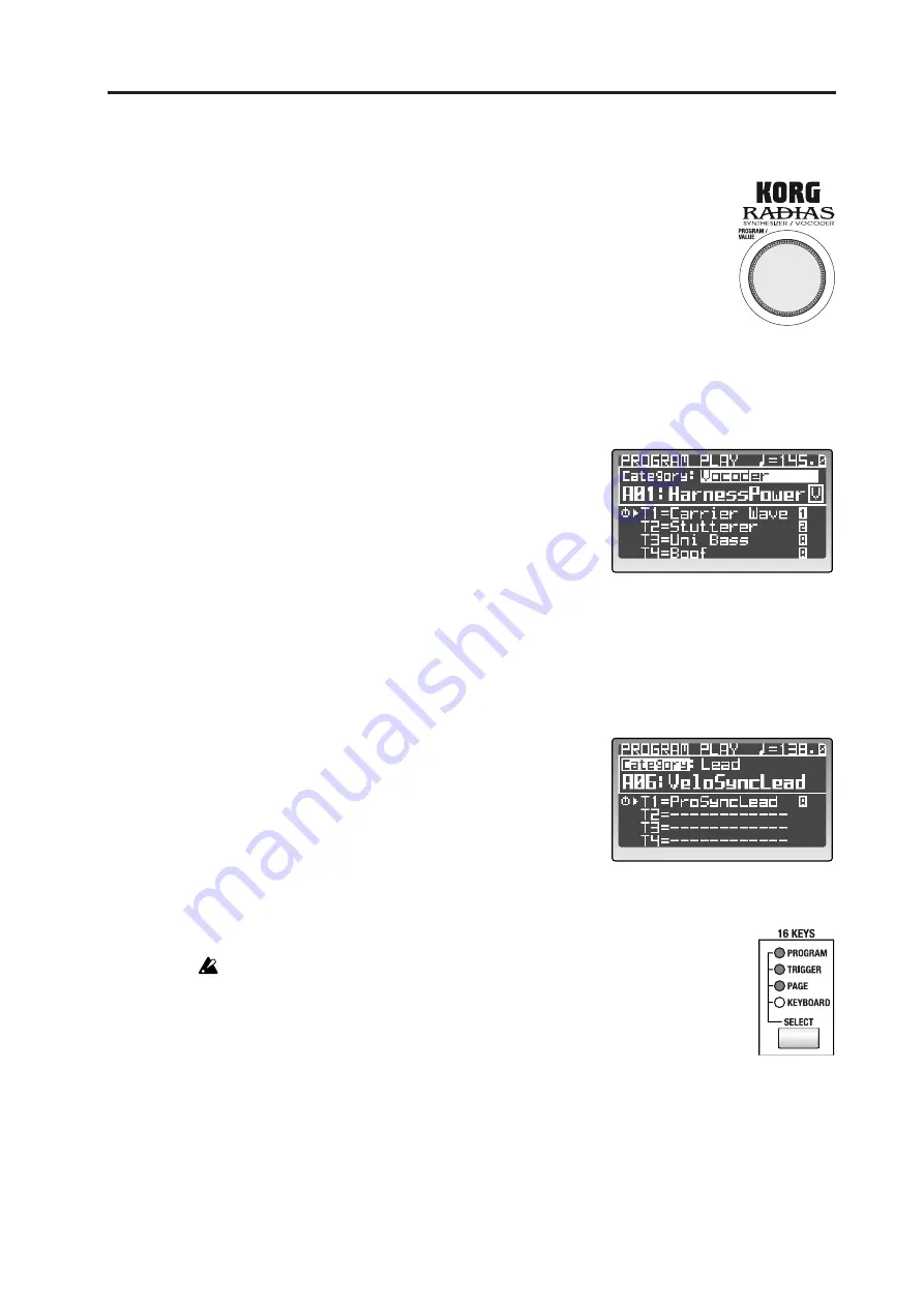 Korg MMT RADIAS Owner'S Manual Download Page 27