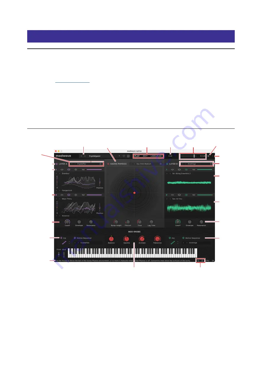 Korg modwave native Manual Download Page 8