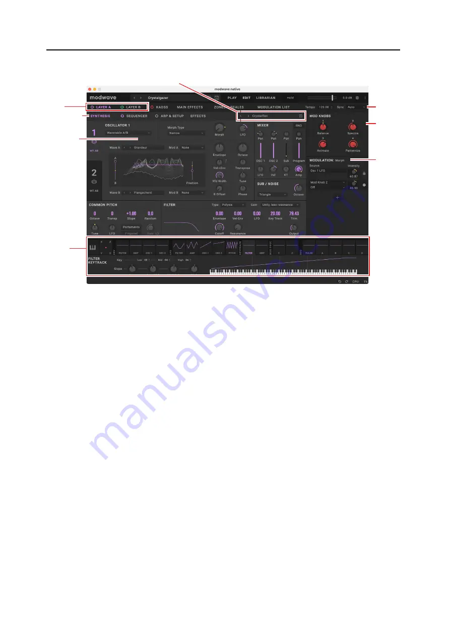 Korg modwave native Manual Download Page 11