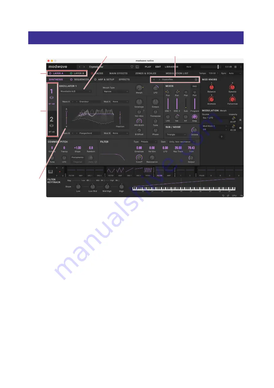 Korg modwave native Manual Download Page 27