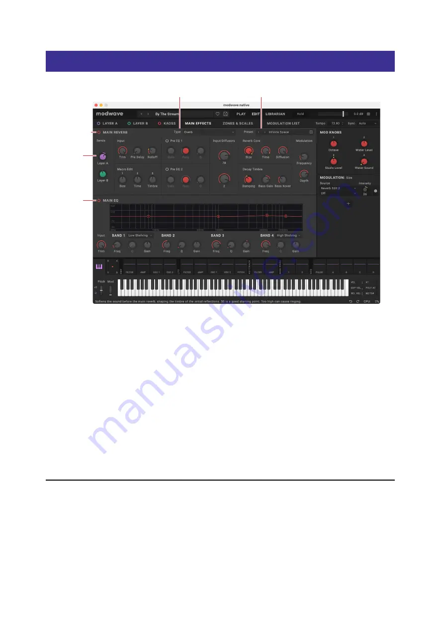 Korg modwave native Manual Download Page 88