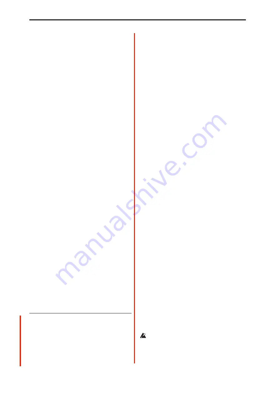 Korg NAUTILUS Series Parameter Manual Download Page 48