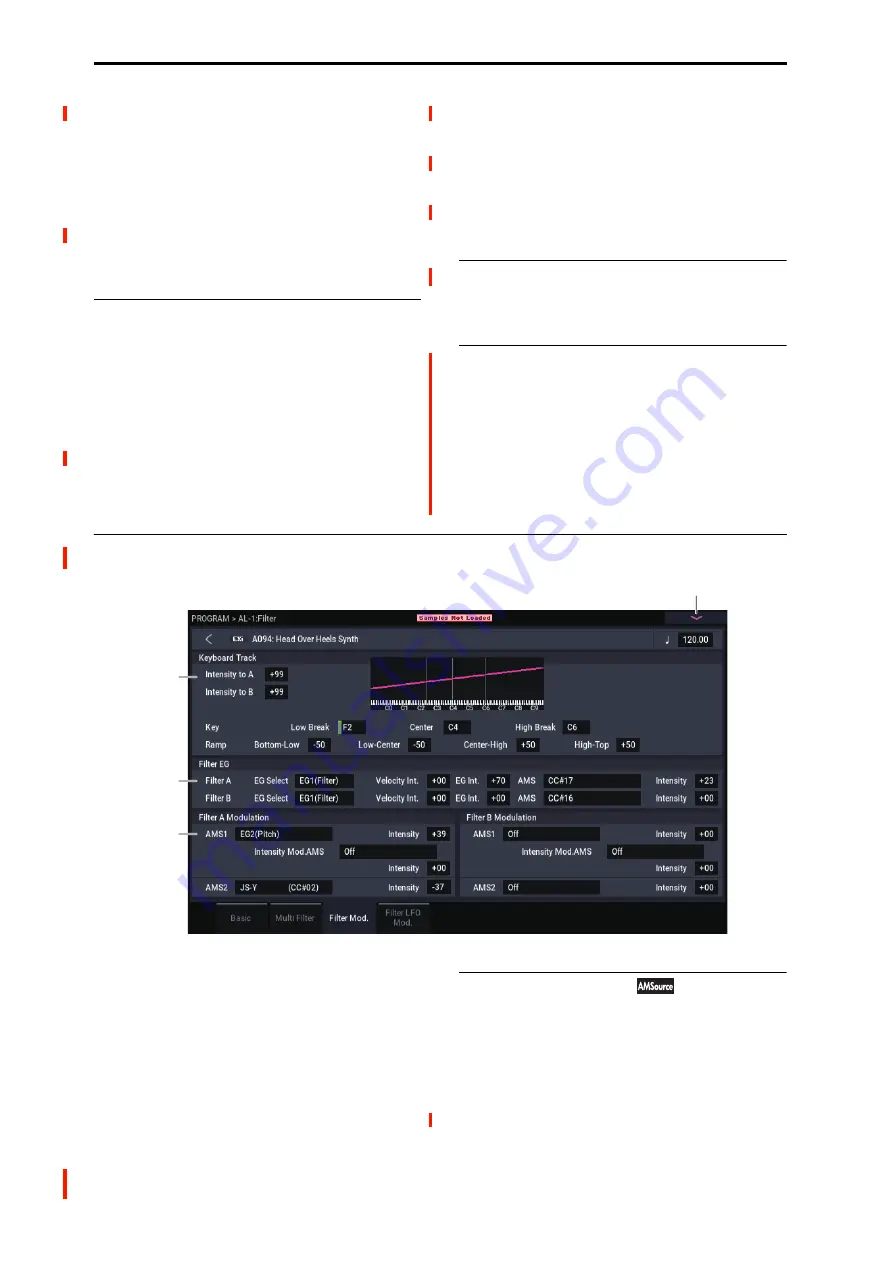 Korg NAUTILUS Series Parameter Manual Download Page 168