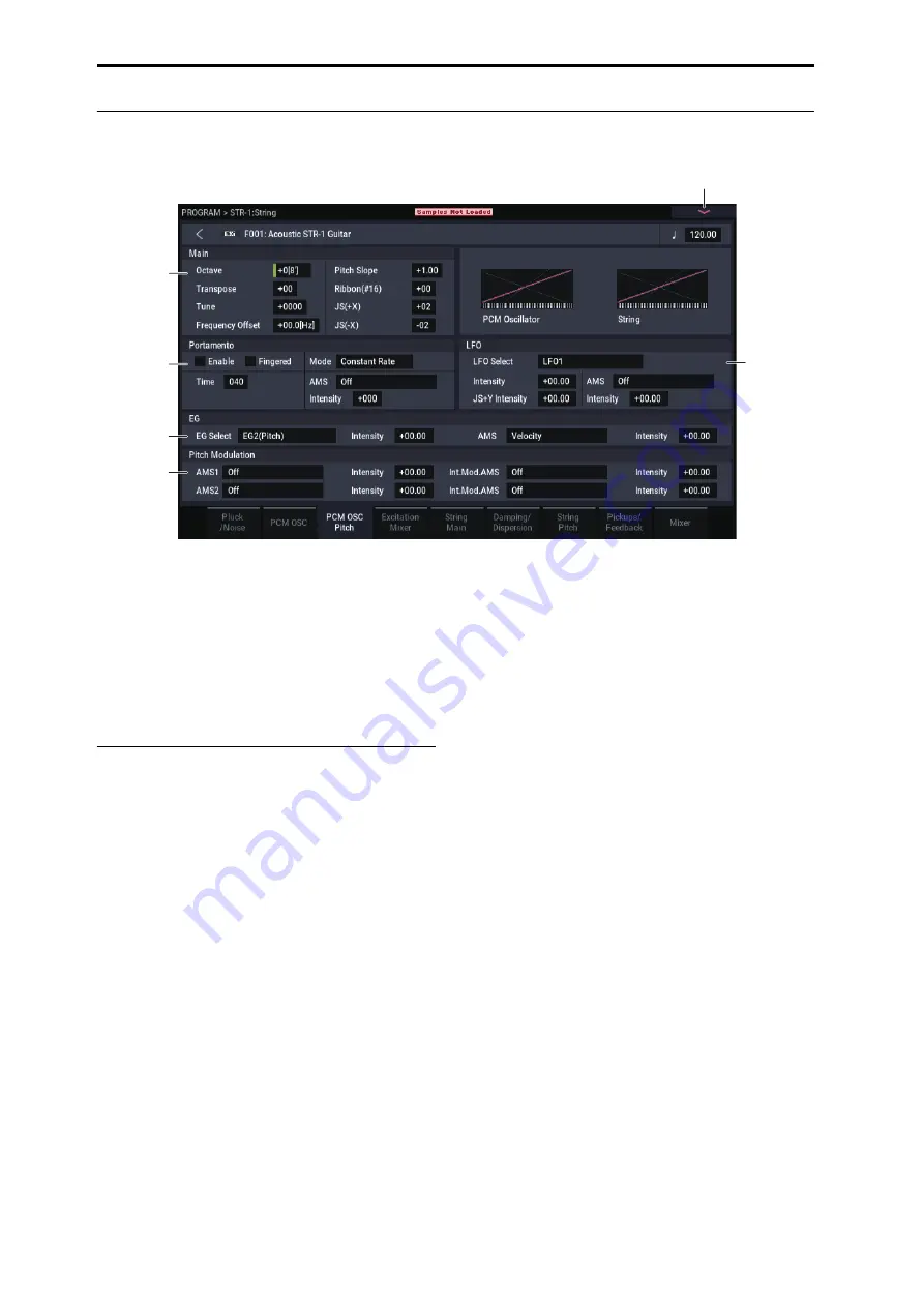 Korg NAUTILUS Series Parameter Manual Download Page 226