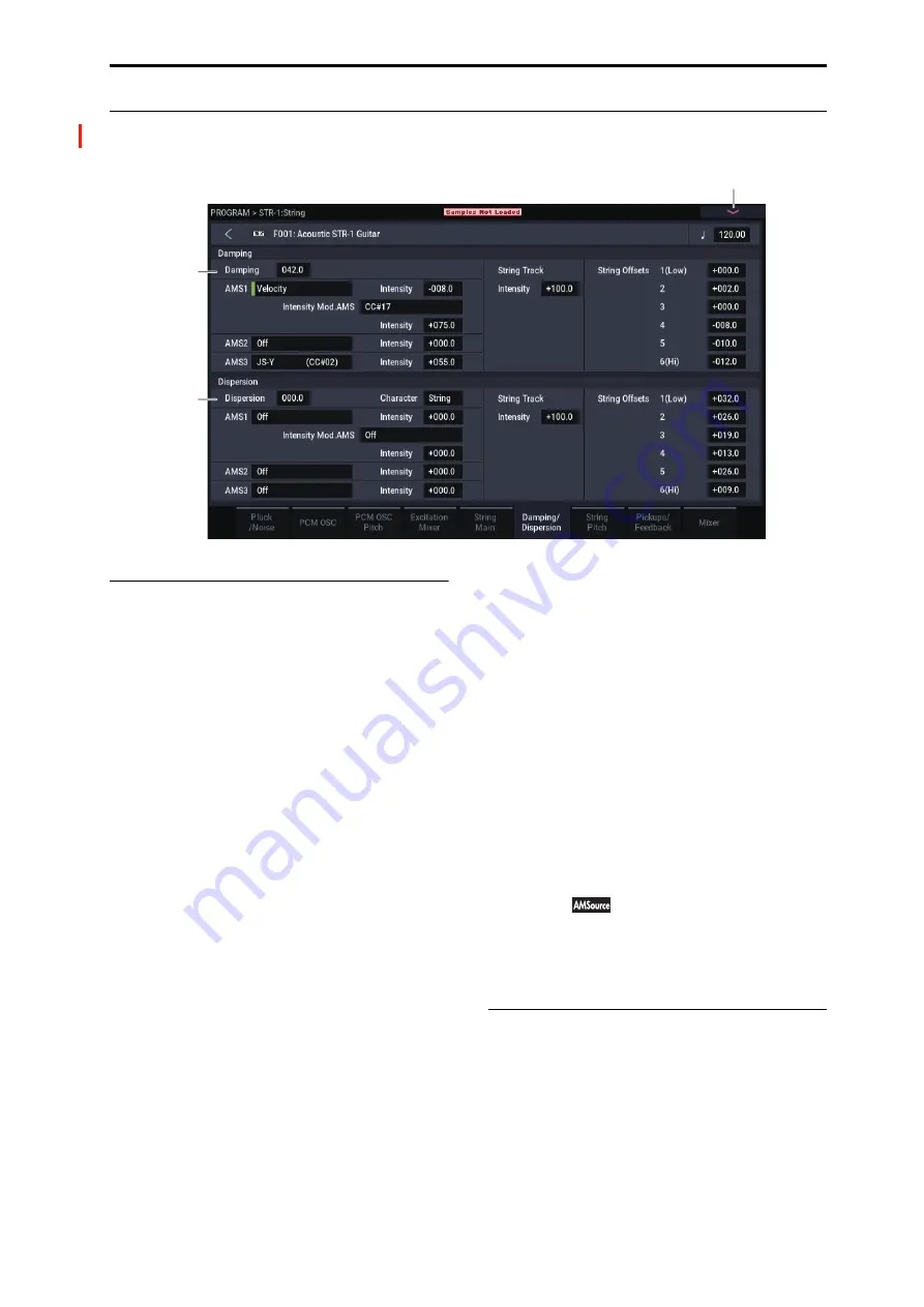 Korg NAUTILUS Series Parameter Manual Download Page 235