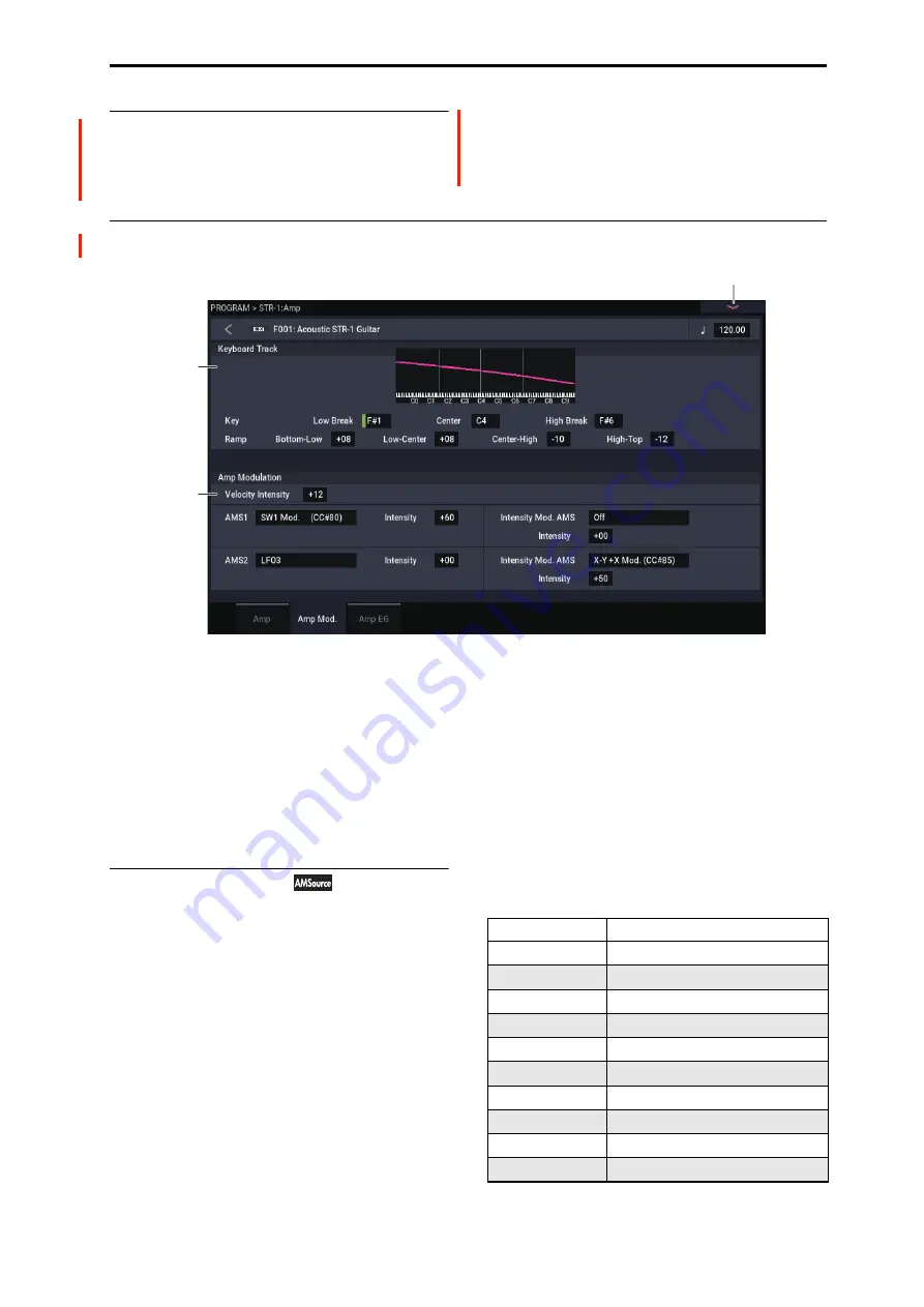 Korg NAUTILUS Series Parameter Manual Download Page 253