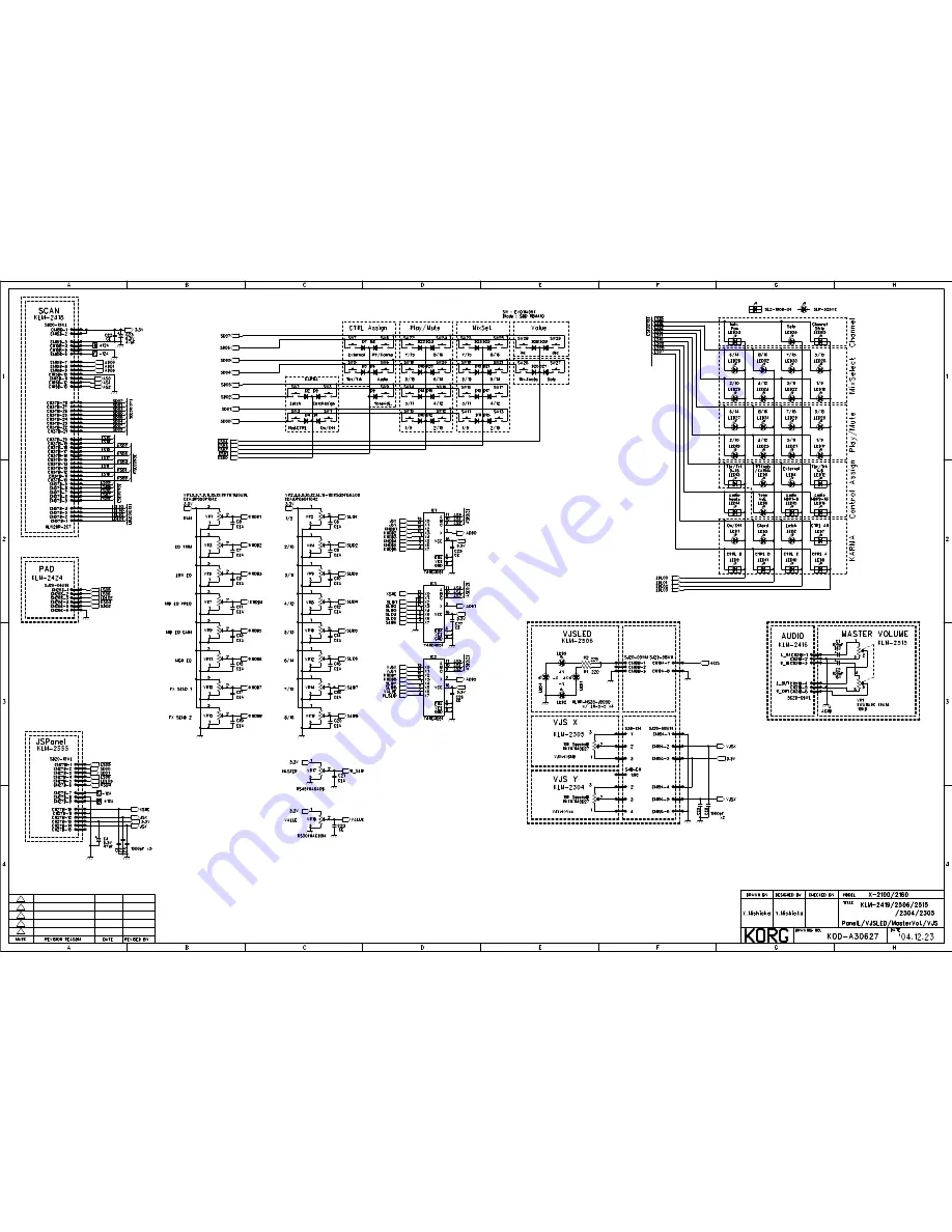 Korg OASYS 76 Service Manual Download Page 9