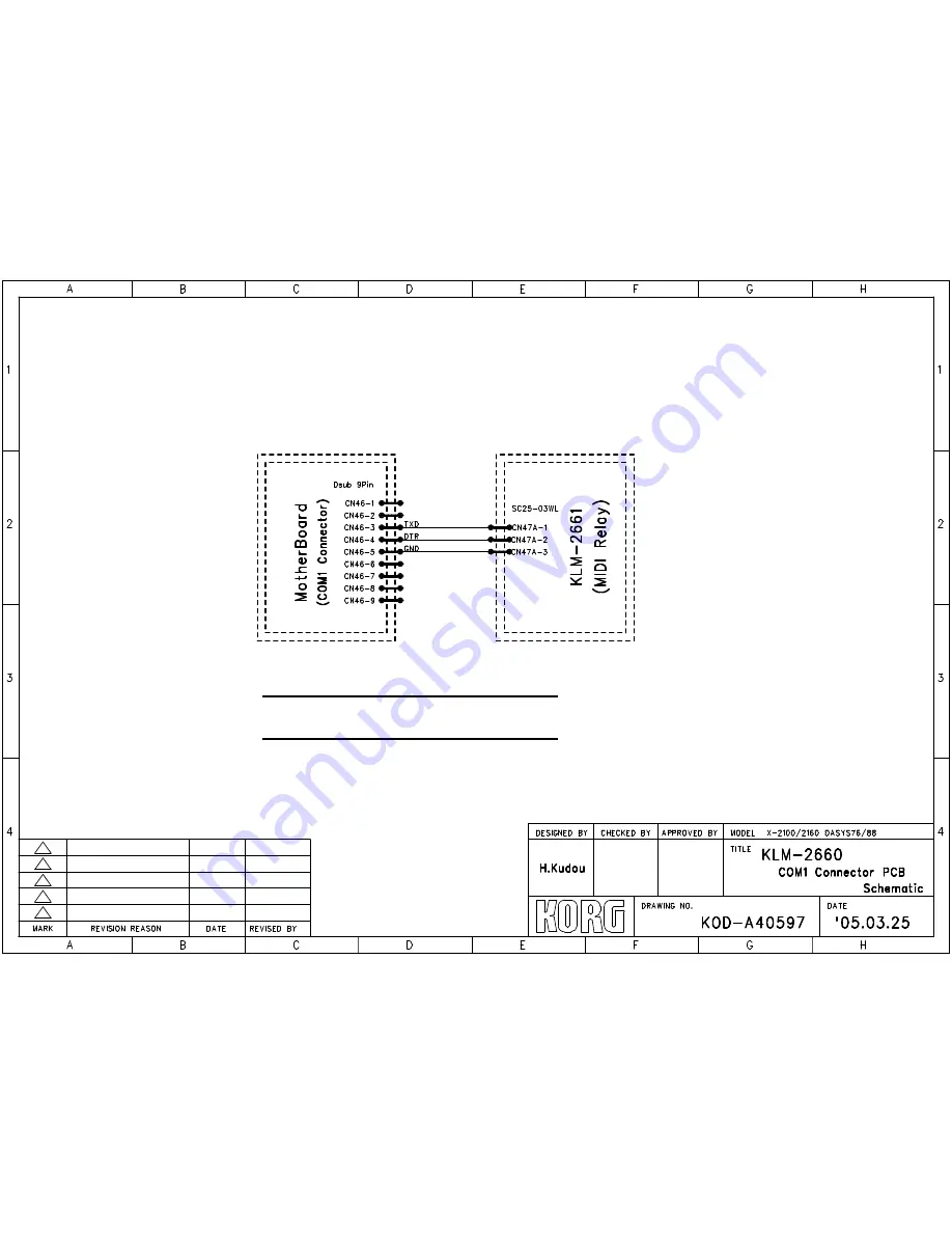 Korg OASYS 76 Service Manual Download Page 24