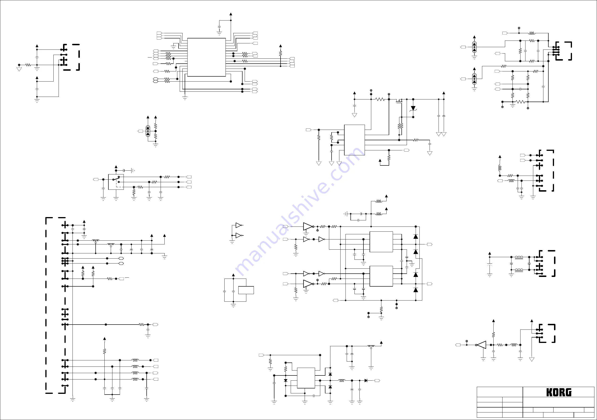 Korg PA3X Service Manual Download Page 31