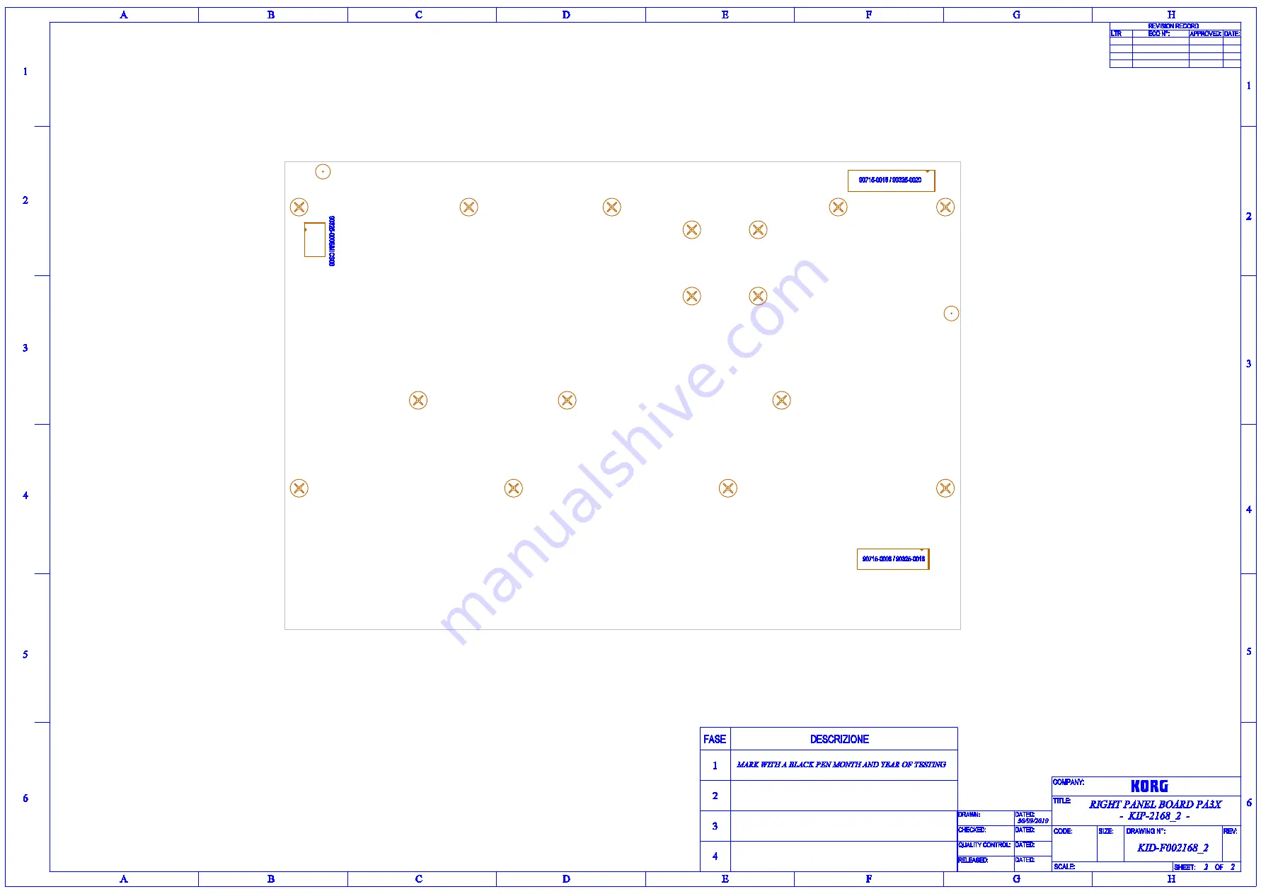 Korg PA3X Service Manual Download Page 49