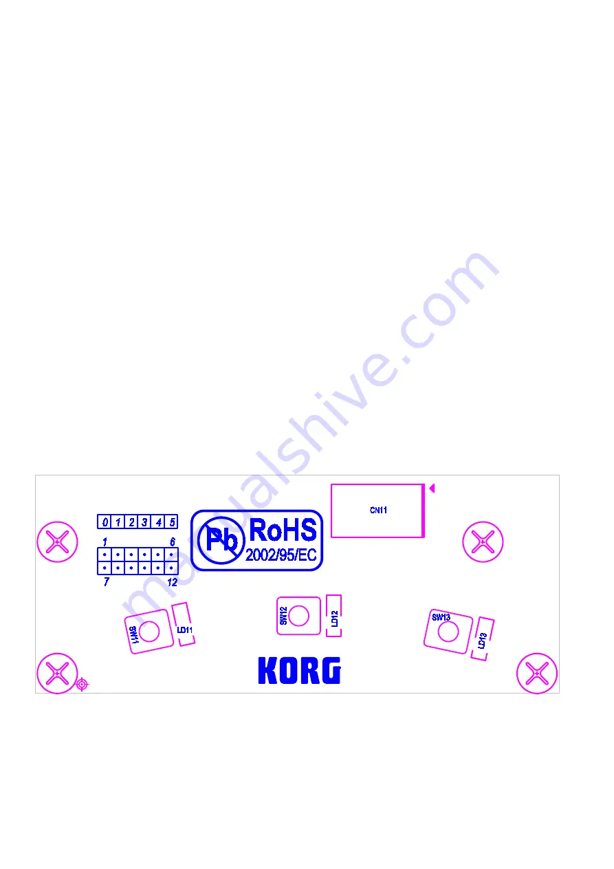 Korg PA3X Service Manual Download Page 64