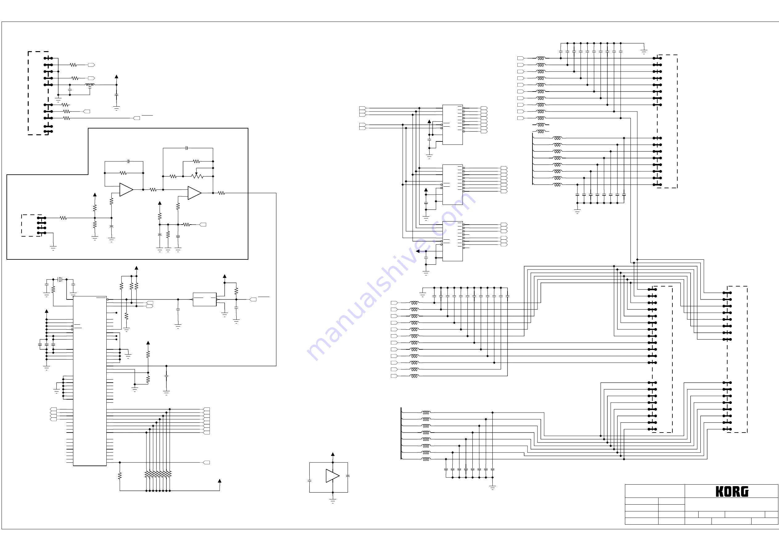 Korg PA3X Service Manual Download Page 72