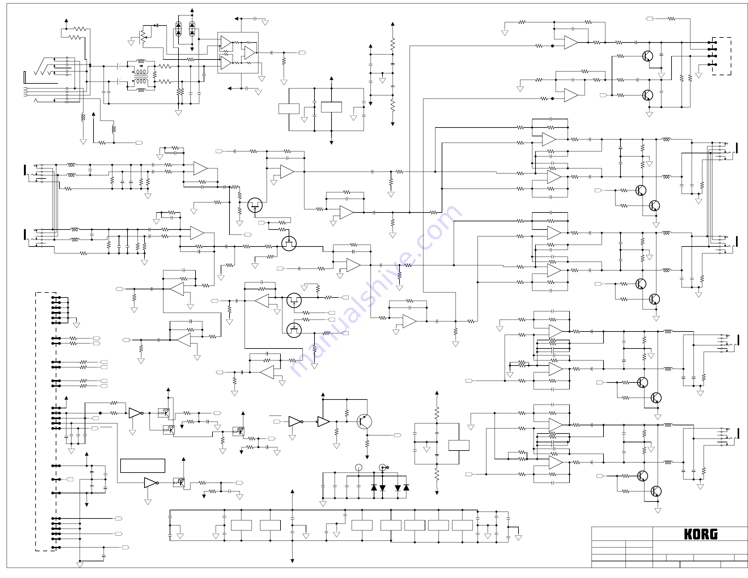 Korg PA3X Service Manual Download Page 79