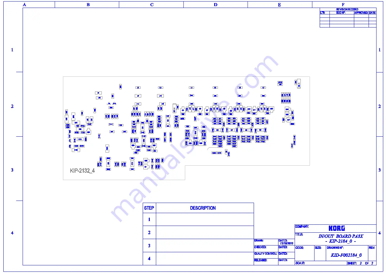 Korg PA3X Service Manual Download Page 85