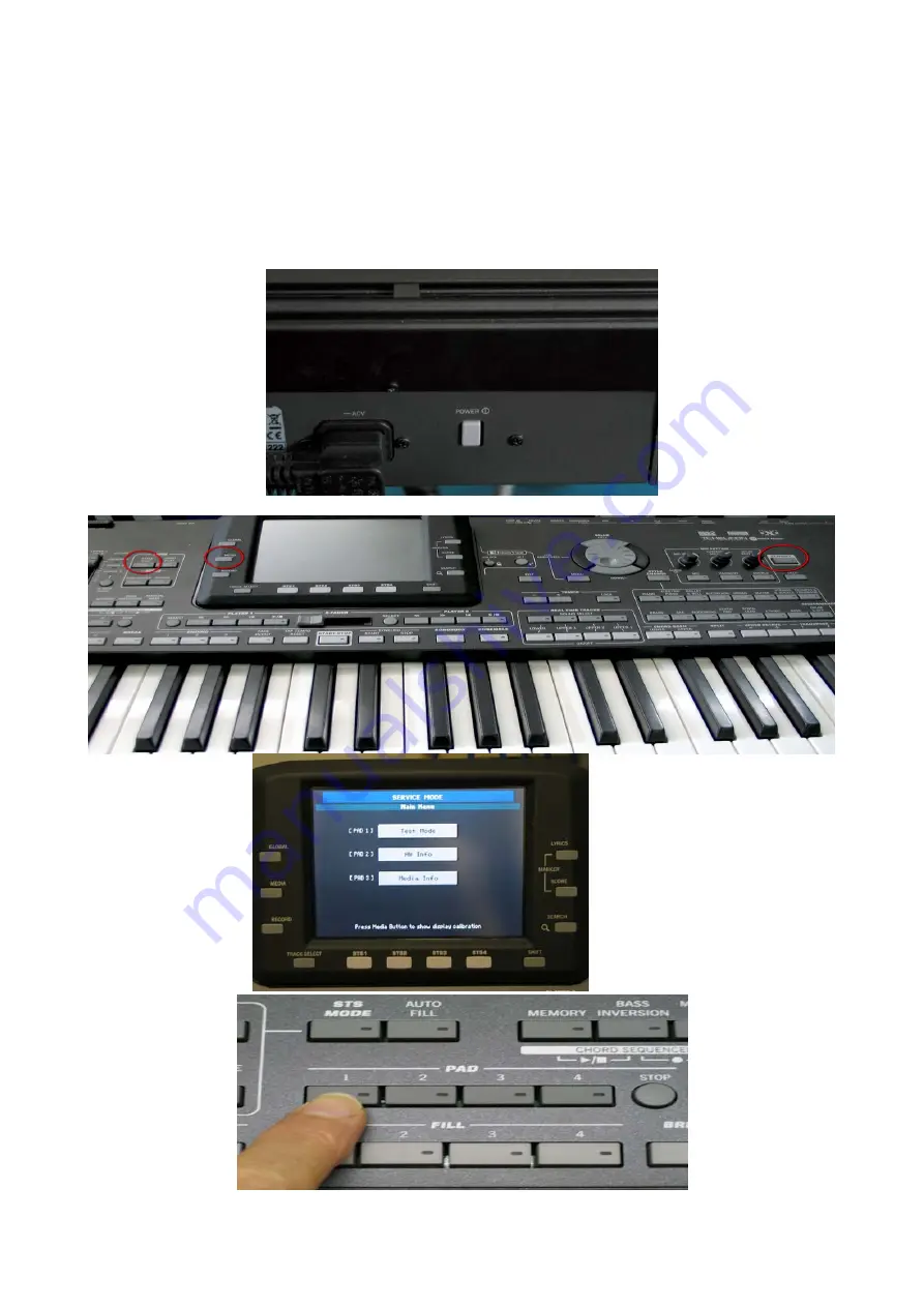 Korg PA3X Service Manual Download Page 90