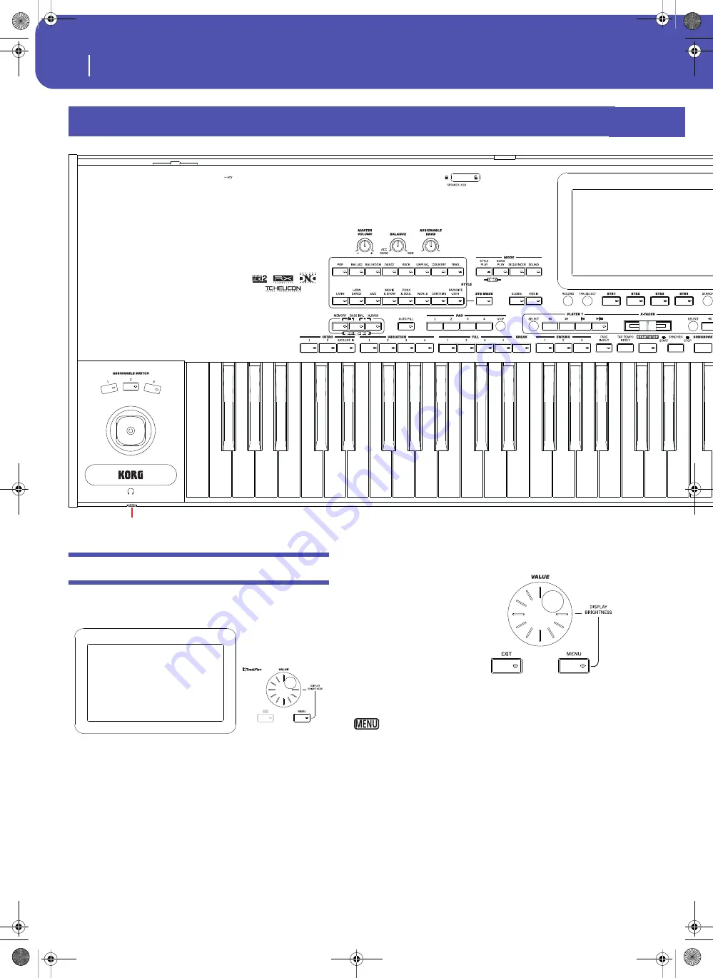 Korg Pa3XLe User Manual Download Page 14