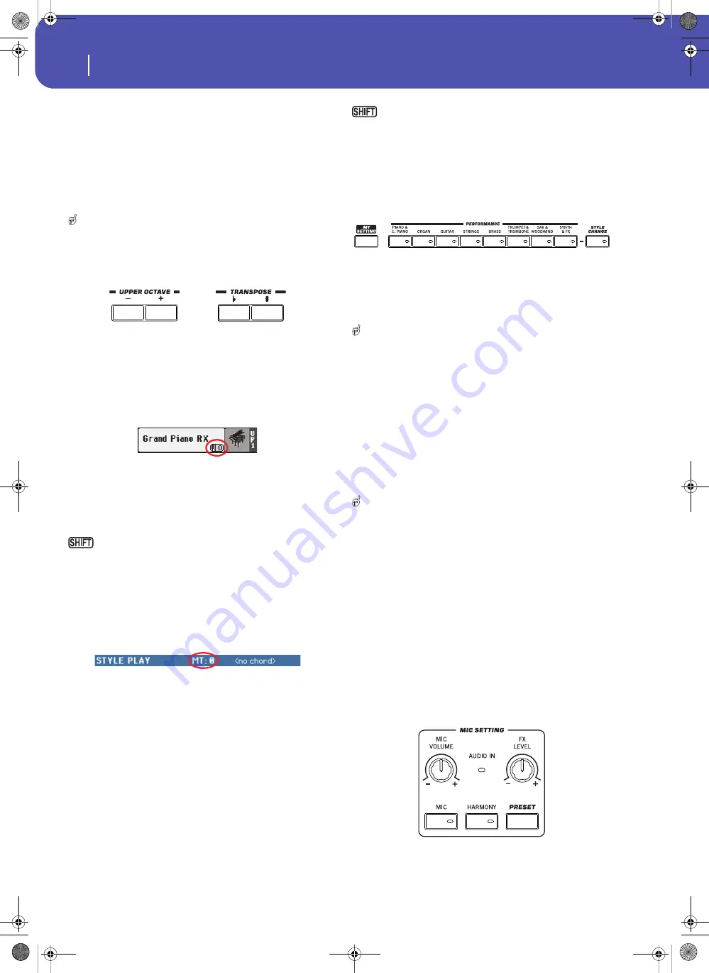 Korg Pa3XLe User Manual Download Page 22