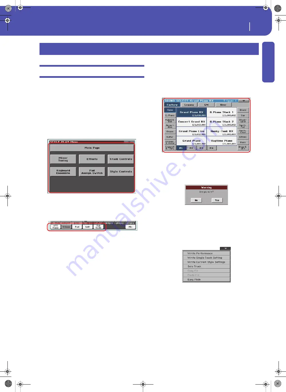 Korg Pa3XLe User Manual Download Page 31