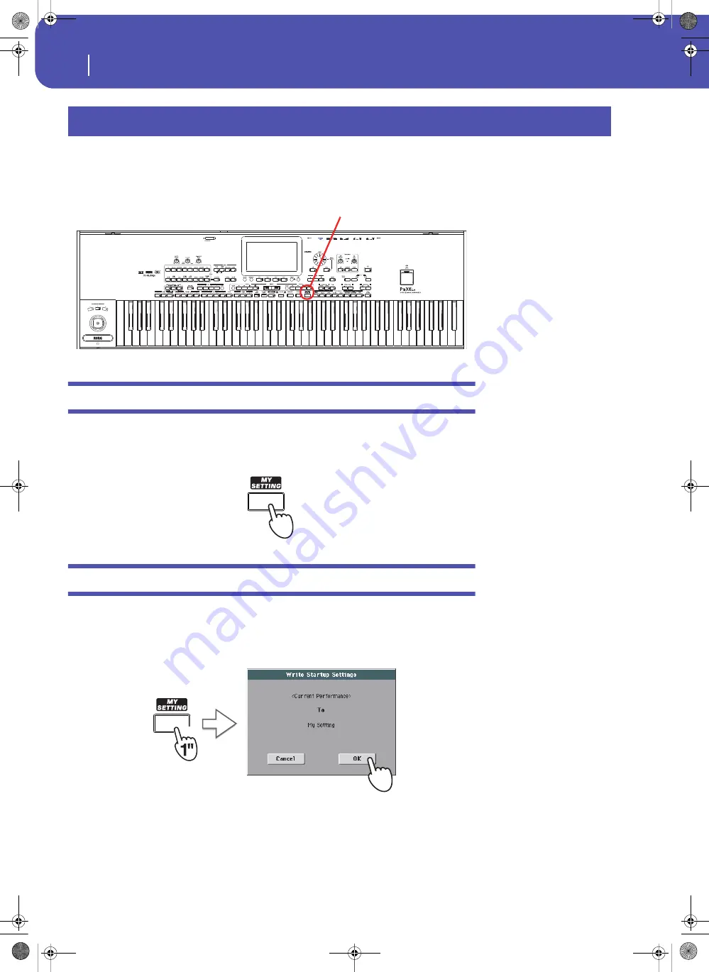 Korg Pa3XLe User Manual Download Page 54