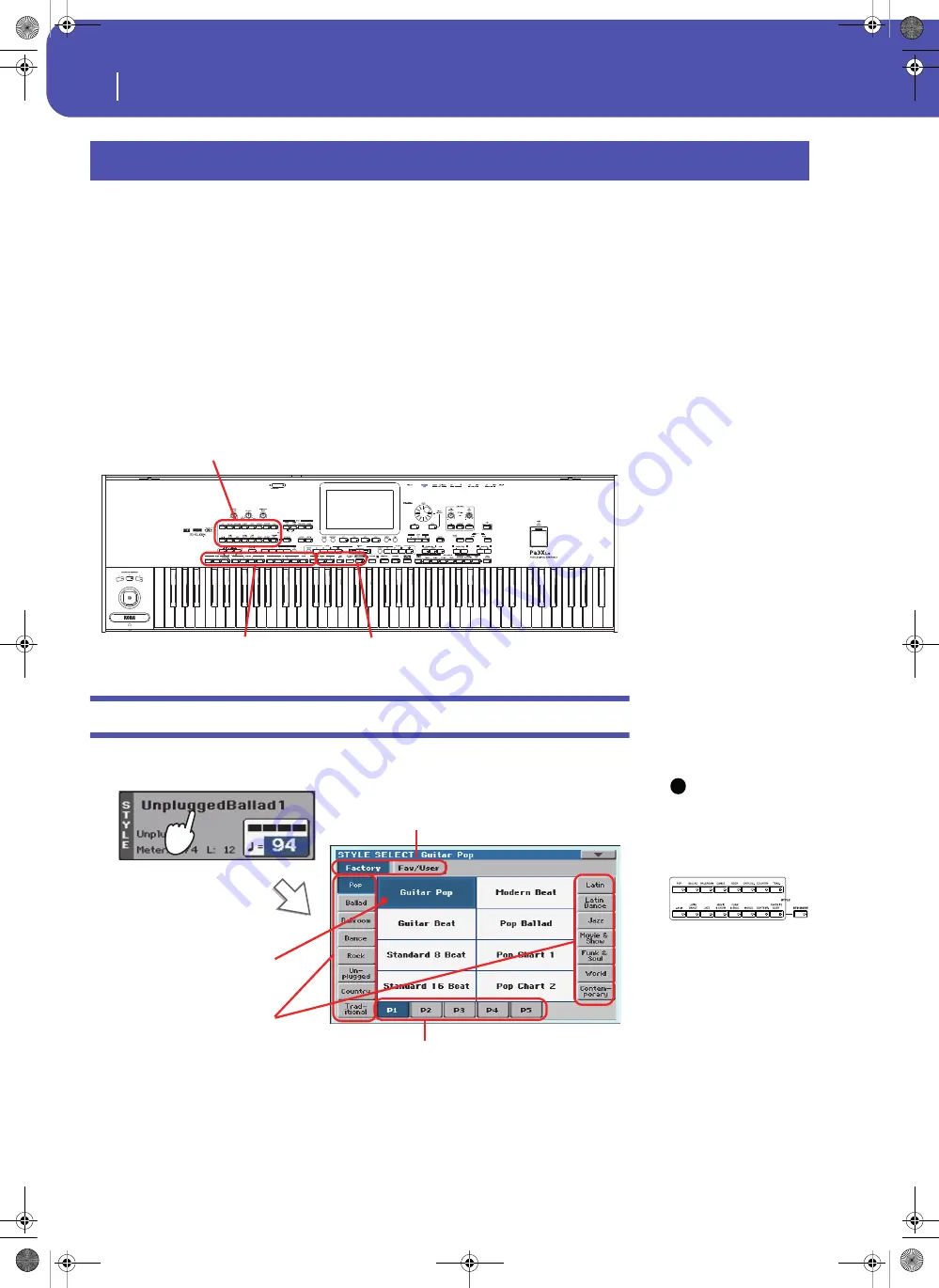 Korg Pa3XLe User Manual Download Page 58