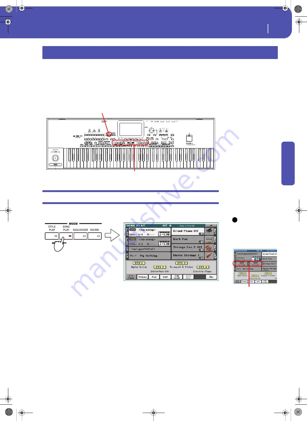 Korg Pa3XLe User Manual Download Page 71