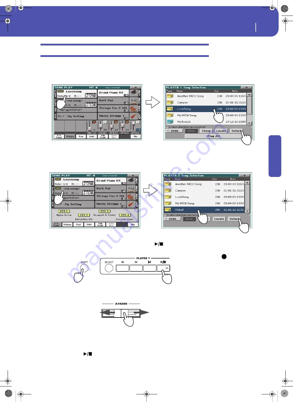 Korg Pa3XLe User Manual Download Page 79