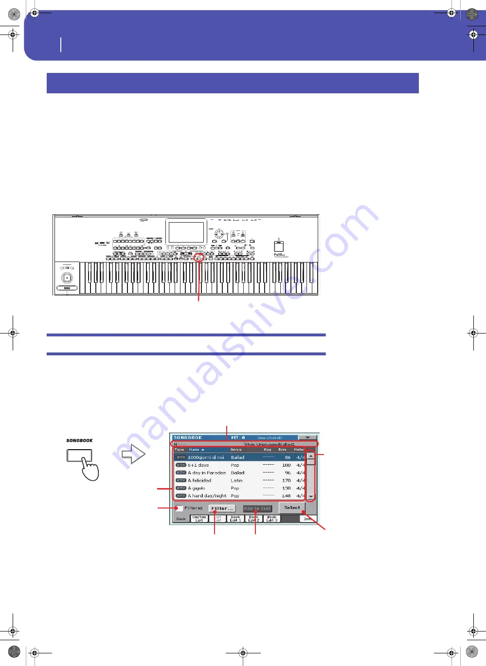 Korg Pa3XLe User Manual Download Page 80