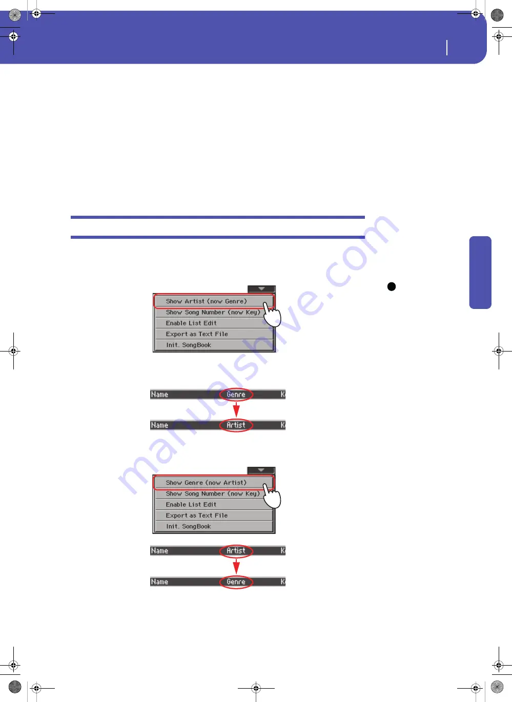 Korg Pa3XLe User Manual Download Page 81