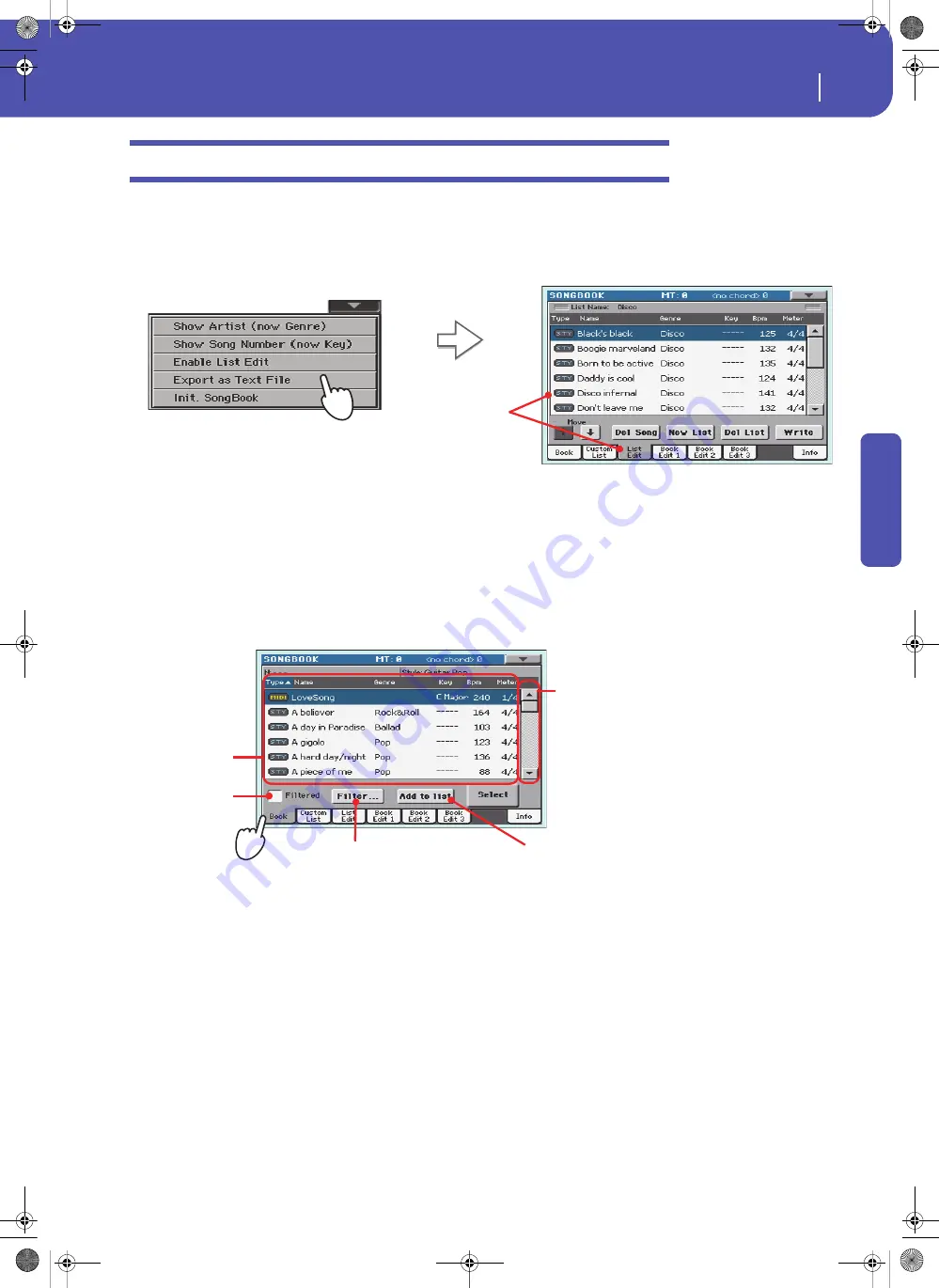 Korg Pa3XLe User Manual Download Page 87