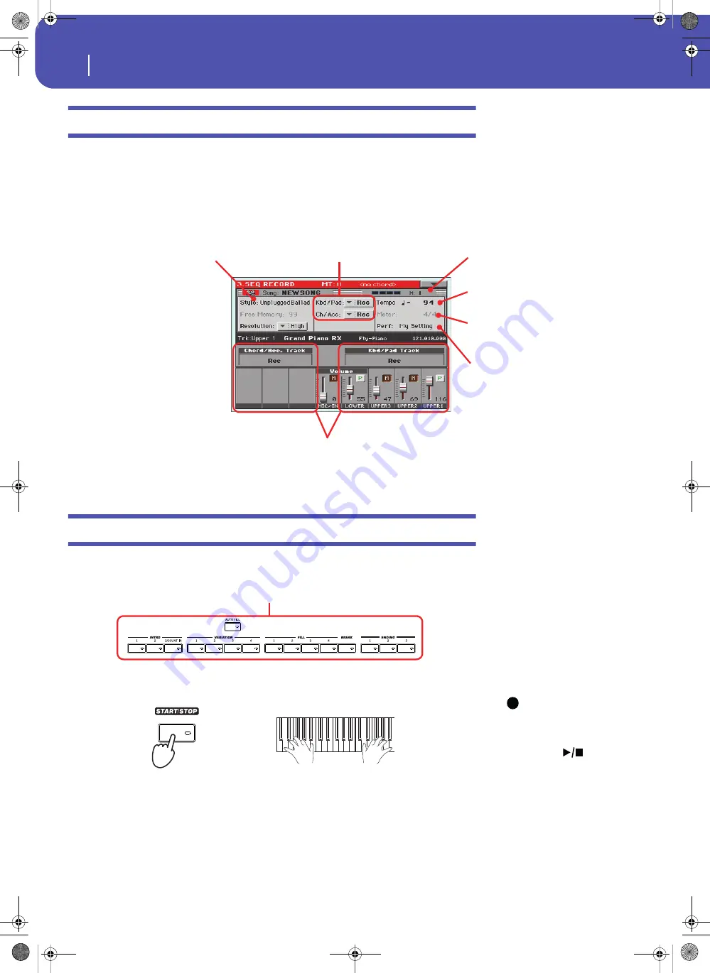 Korg Pa3XLe User Manual Download Page 98