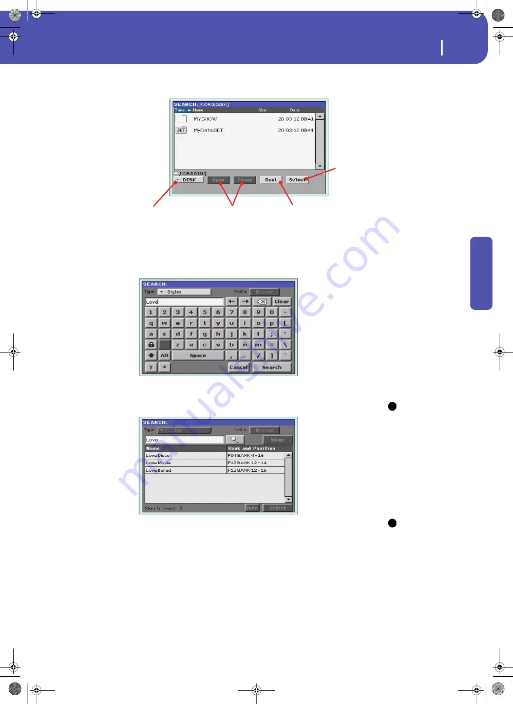 Korg Pa3XLe User Manual Download Page 105