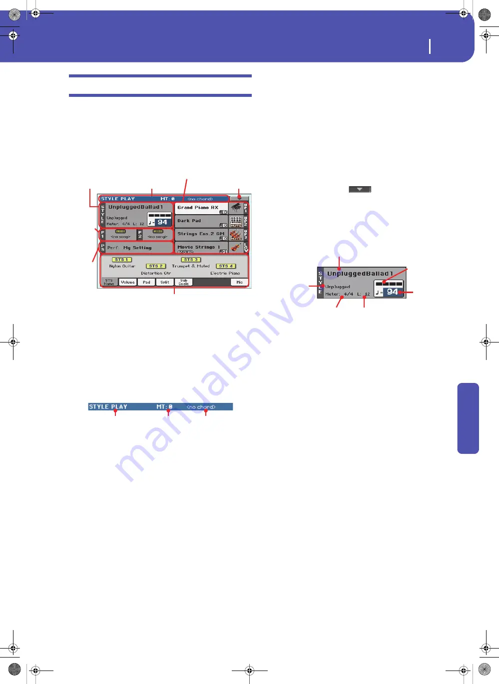 Korg Pa3XLe User Manual Download Page 115