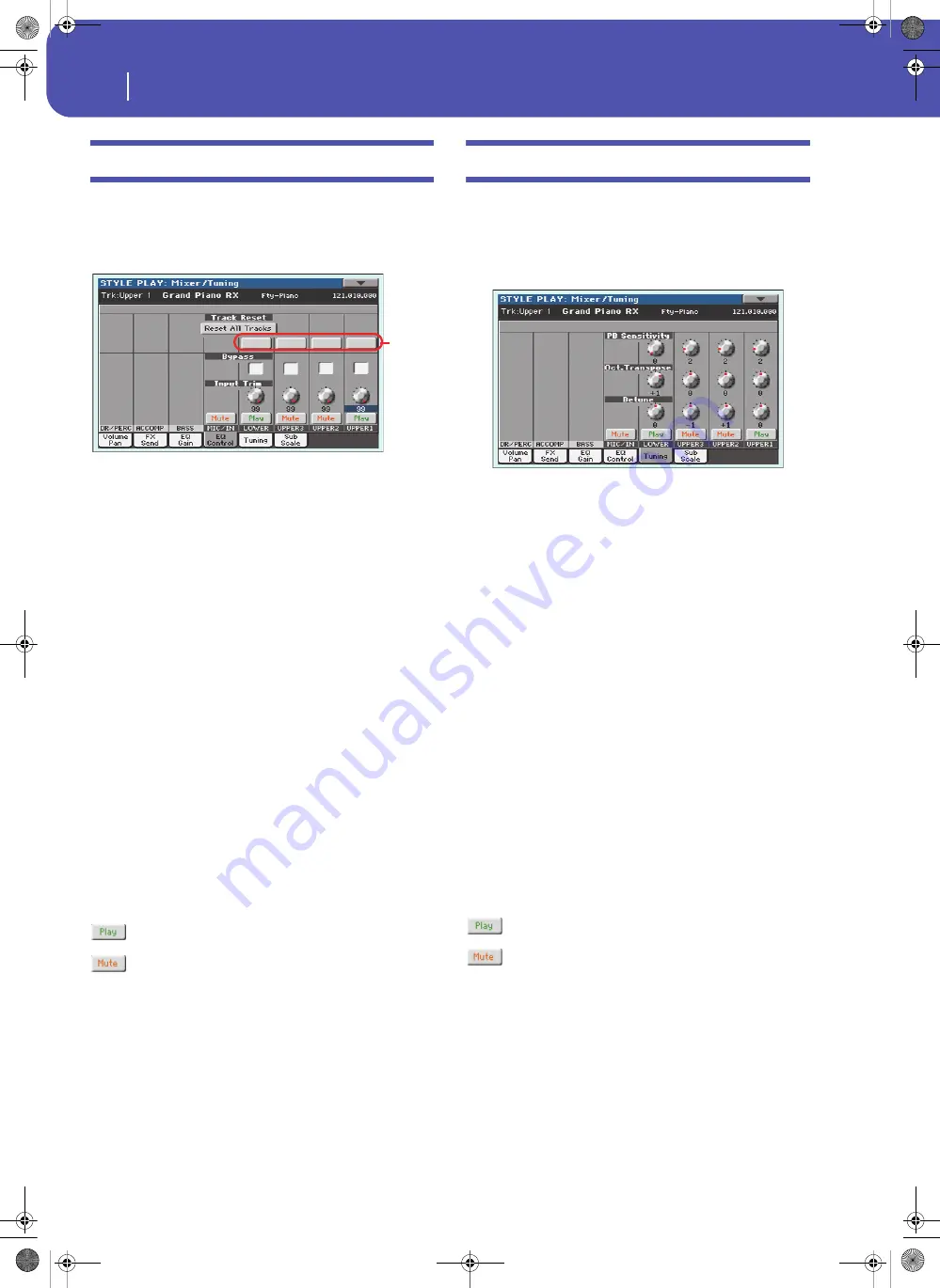 Korg Pa3XLe User Manual Download Page 124