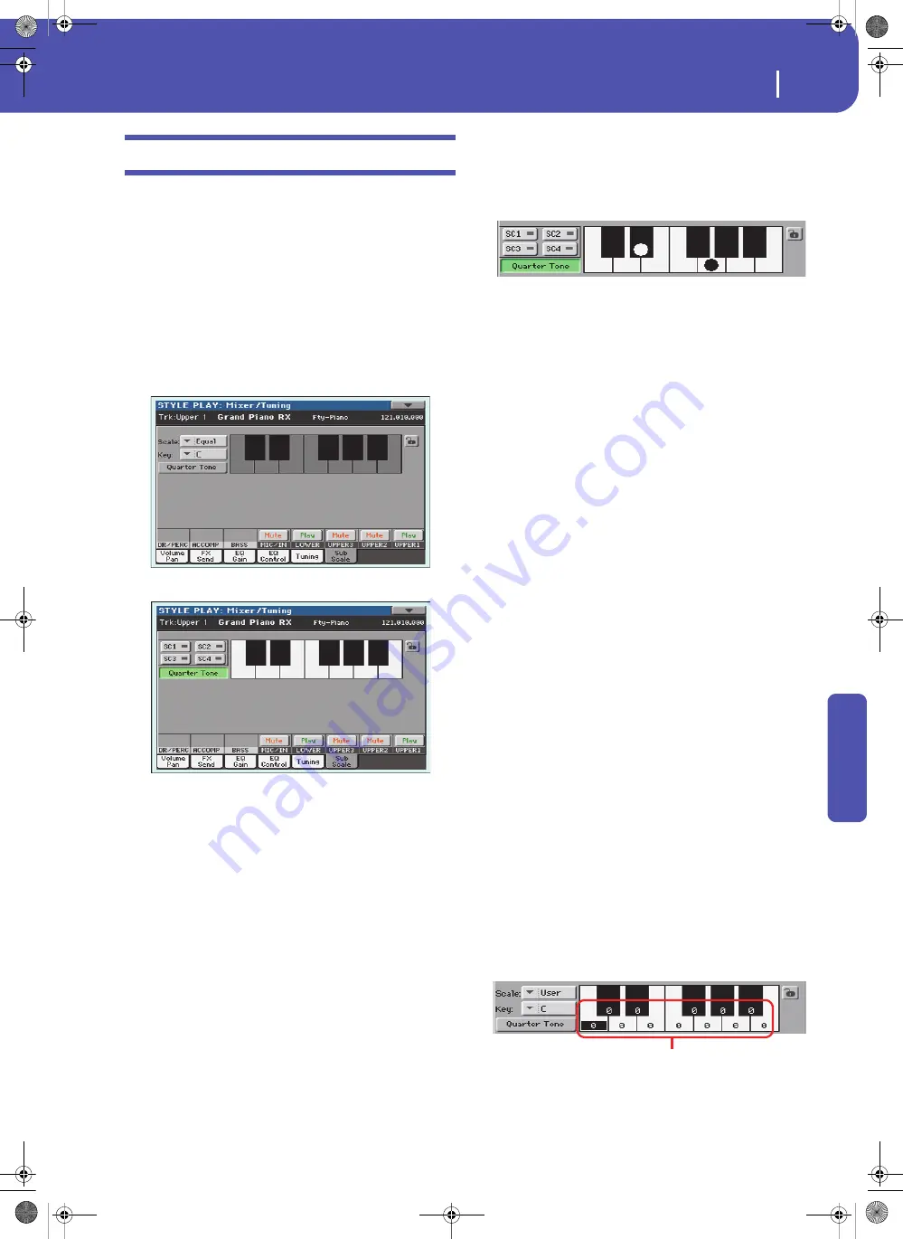 Korg Pa3XLe User Manual Download Page 125