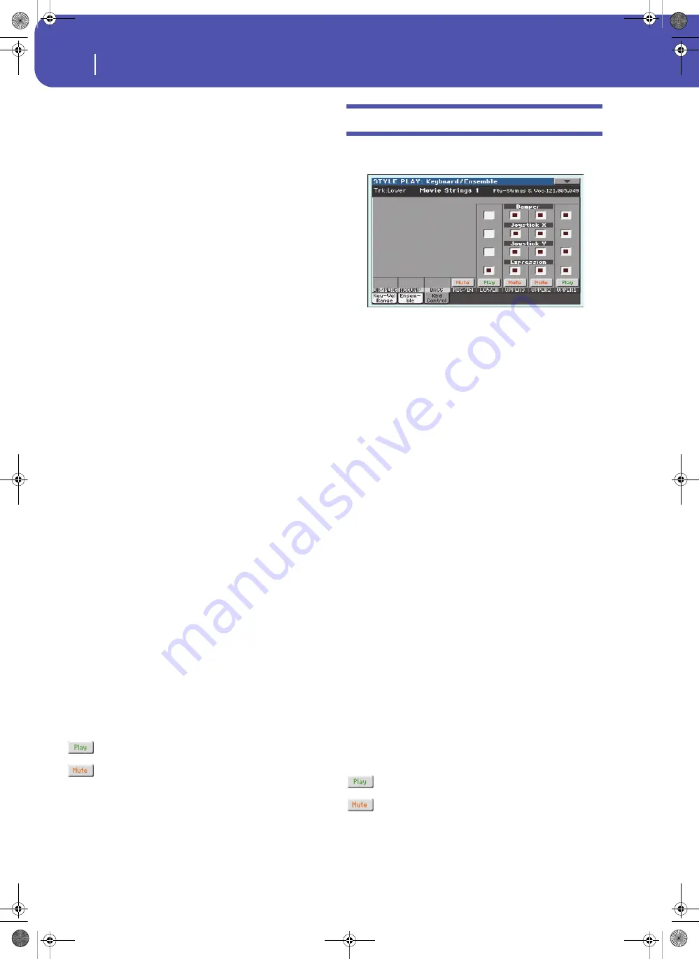 Korg Pa3XLe User Manual Download Page 132