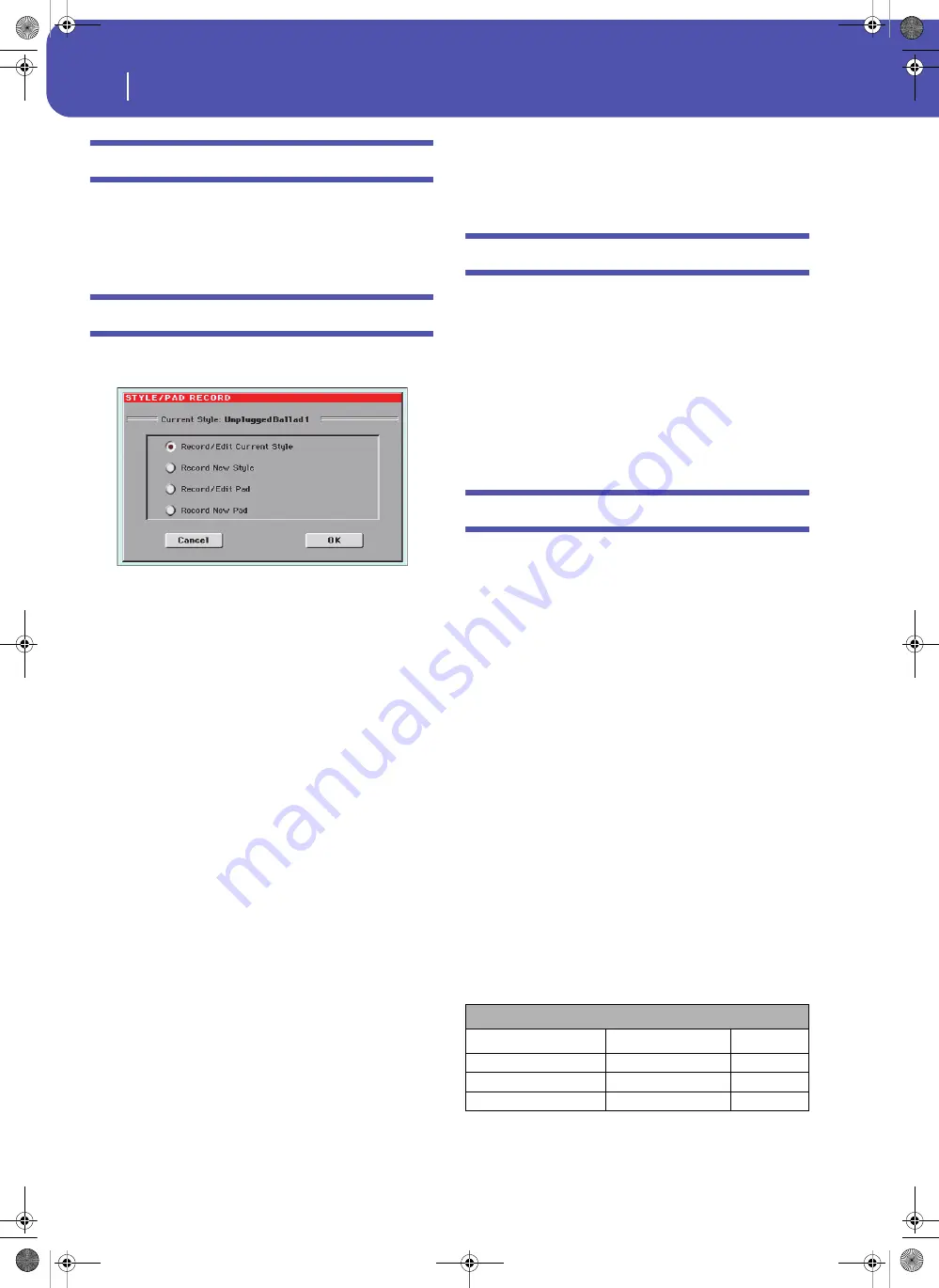 Korg Pa3XLe User Manual Download Page 140