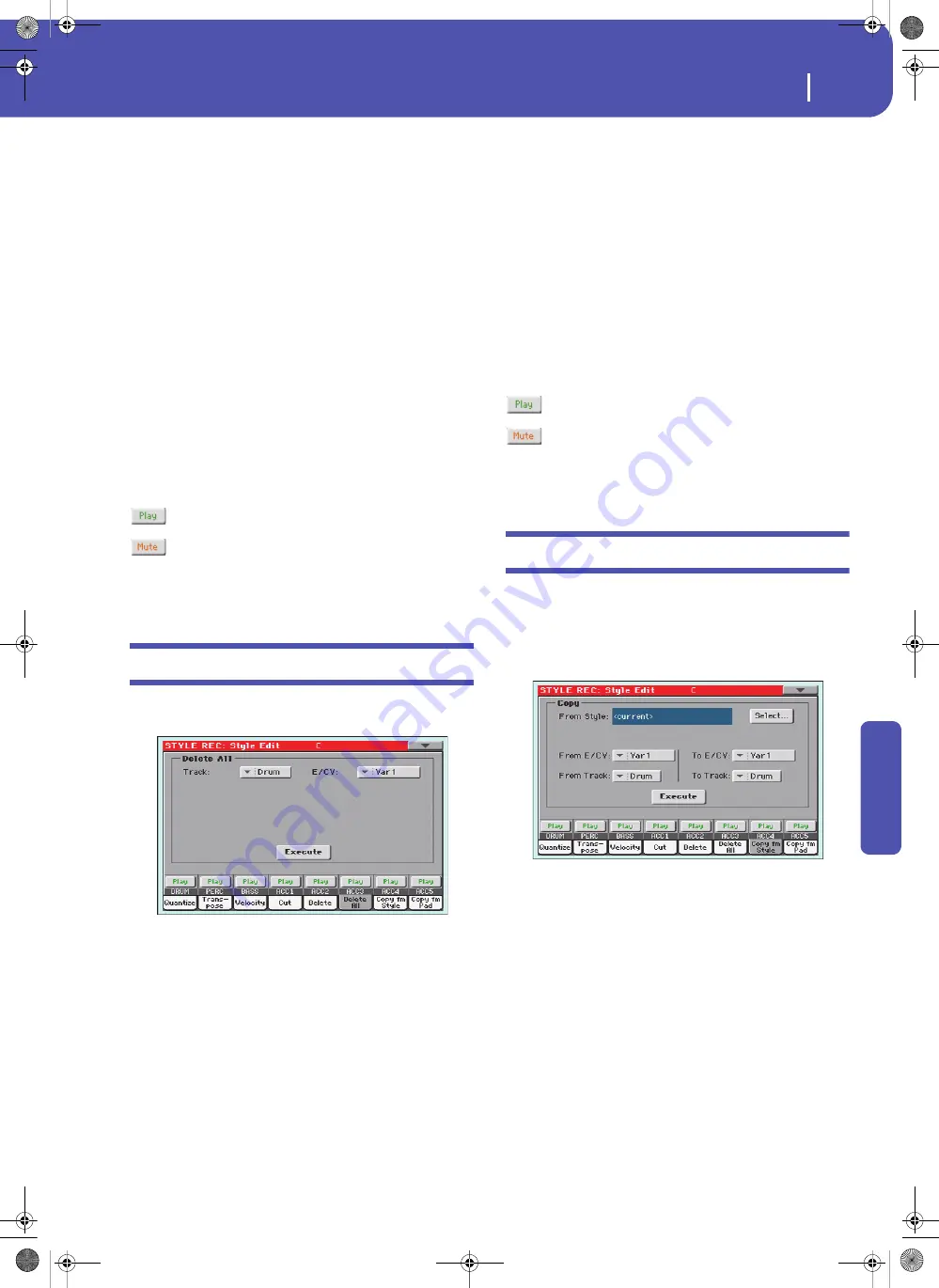 Korg Pa3XLe User Manual Download Page 159