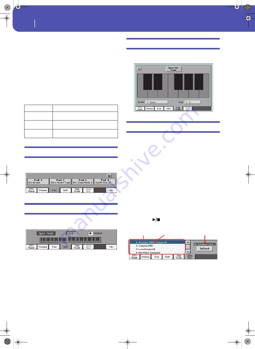 Korg Pa3XLe User Manual Download Page 178