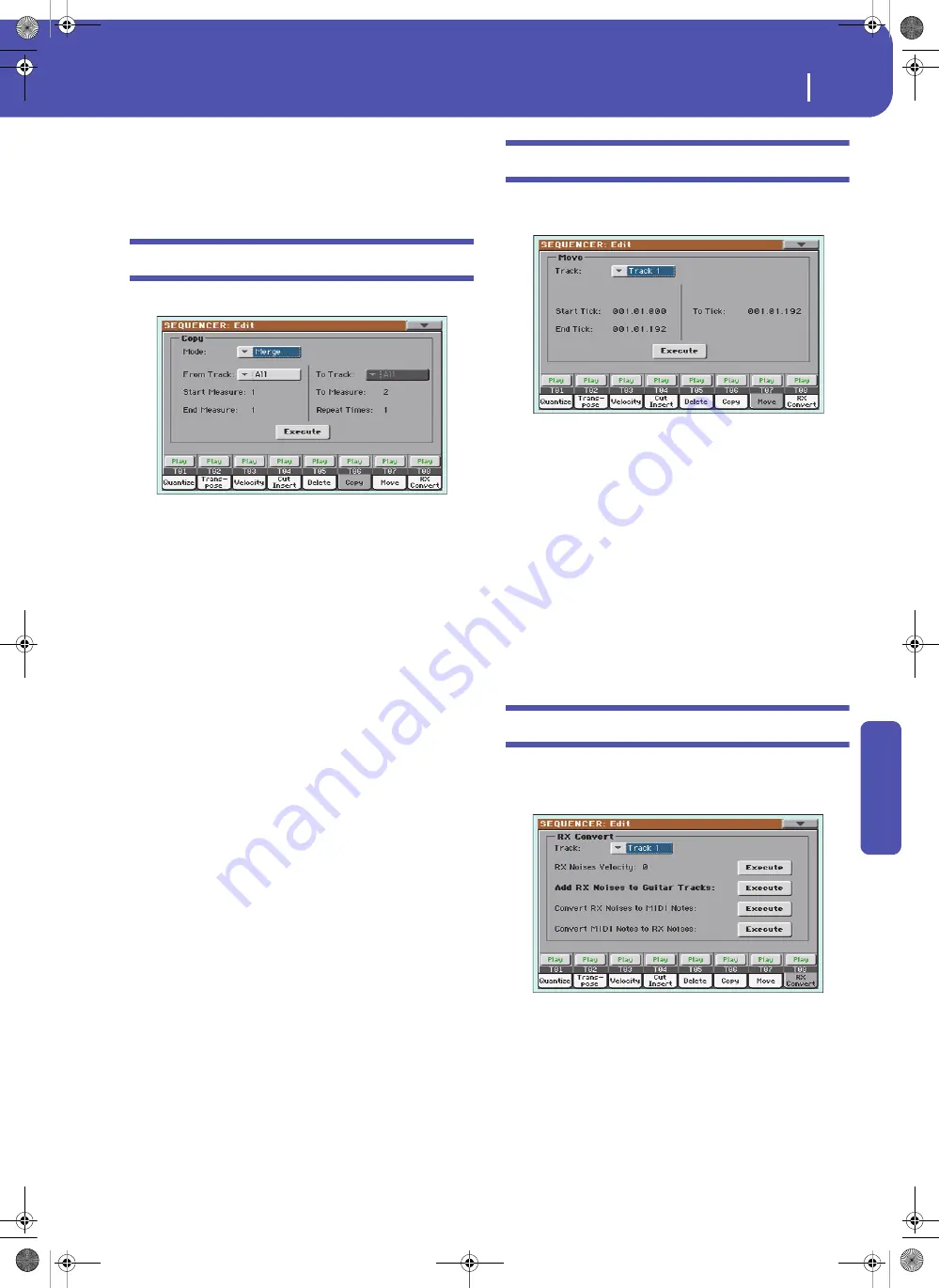 Korg Pa3XLe User Manual Download Page 205