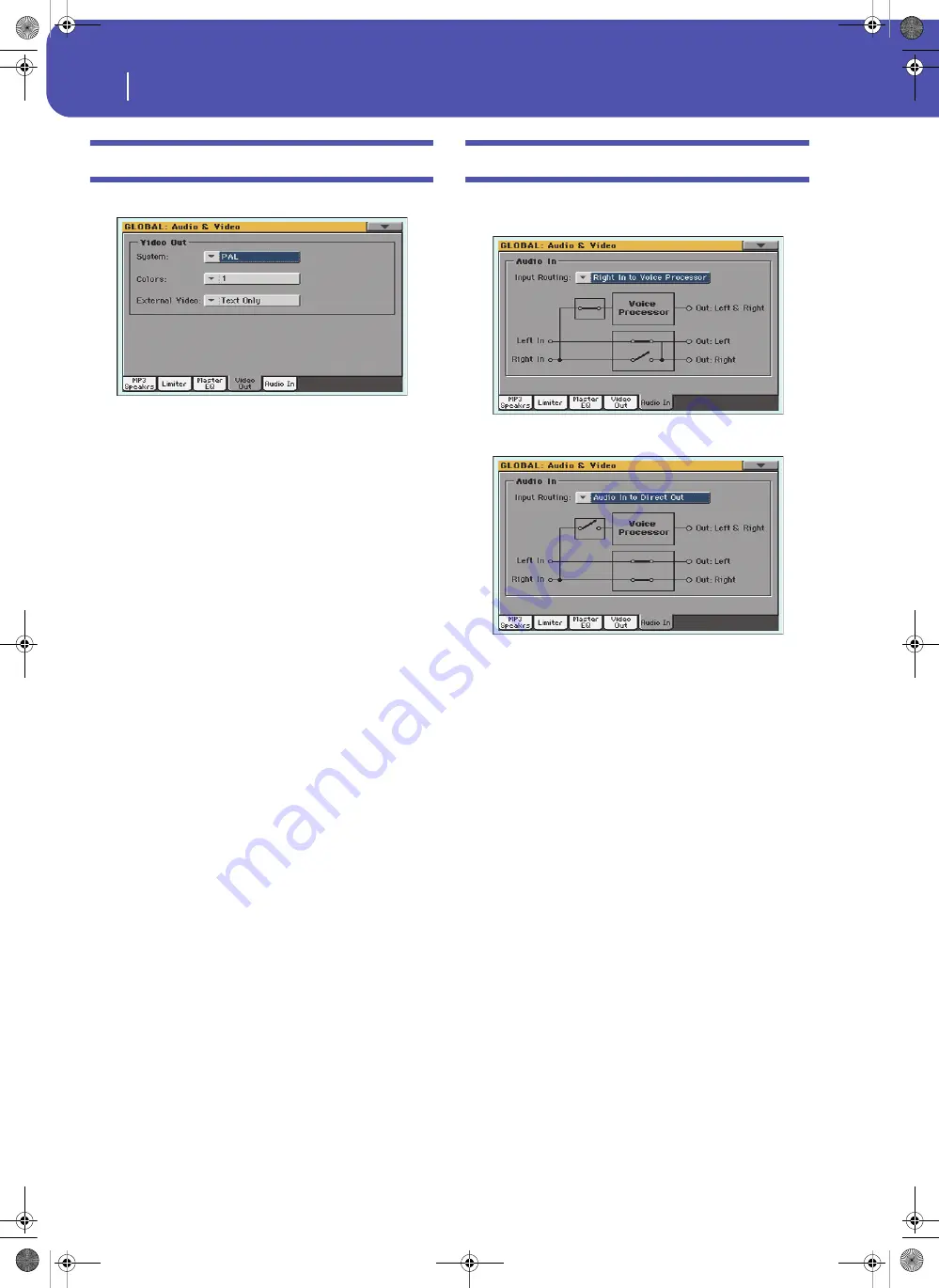 Korg Pa3XLe User Manual Download Page 274